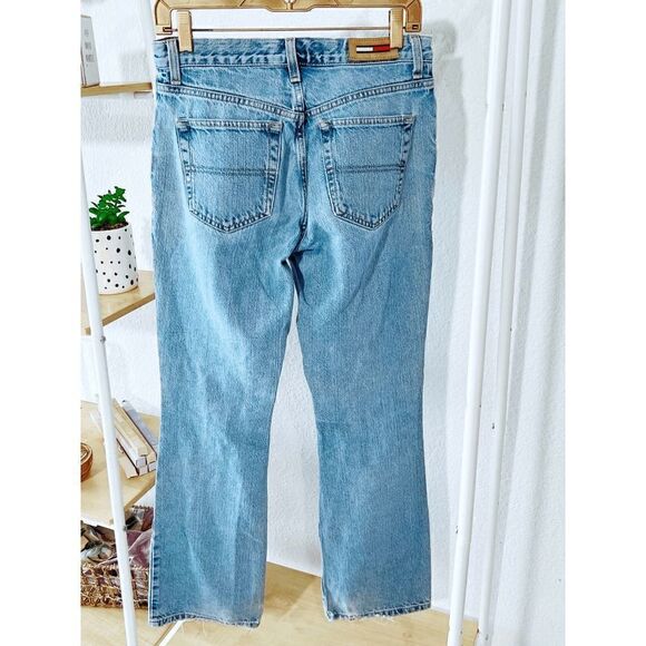 Vintage Y2k Tommy Hilfiger Distressed Straight Leg Jeans - Picture 4 of 5